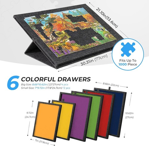 1000pcs tilting puzzle - puzzle, board