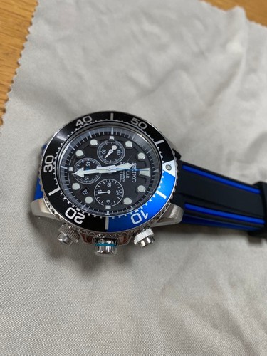 Seiko solar chronograph diver - chronograph,