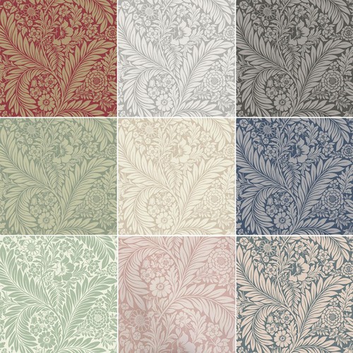 Floral leaf wallpaper - leaf, florence