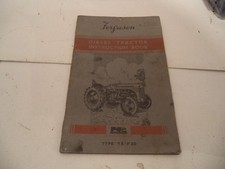 Ferguson TEF 20 Tractor Service Manual Instruction Book owners genuine Grey