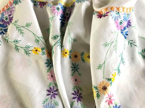 Vintage hand embroidered - vintage,