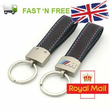 🌟BMW🌟LEATHER METAL KEYRING KEY CHAIN M SPORT,M POWER