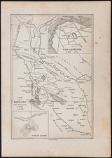 1867 - Map of The Babylonia (Iraq A Bagdad) - engraving antique
