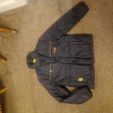 Rare Vintage 1980s Renault Motorsport padded Jacket black size small