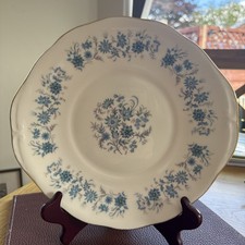 Vintage Colclough Braganza Bone China Cake Plate 9.5”