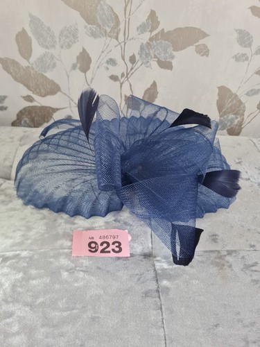Ladies wedding fascinator navy - ladies,
