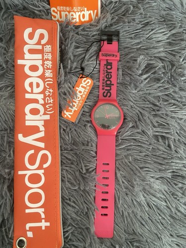 Superdry pink black - black, silicone