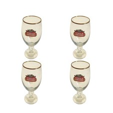 4 Stella Artois Chalice 33CL Glasses Beer Pub Bar stemware Pint glass 11.2oz 