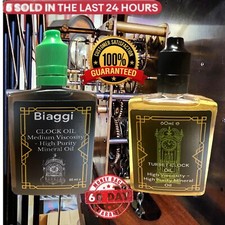 2 Bottles biaggi Clock Oils