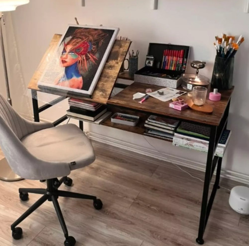 Industrial writing table - industrial,