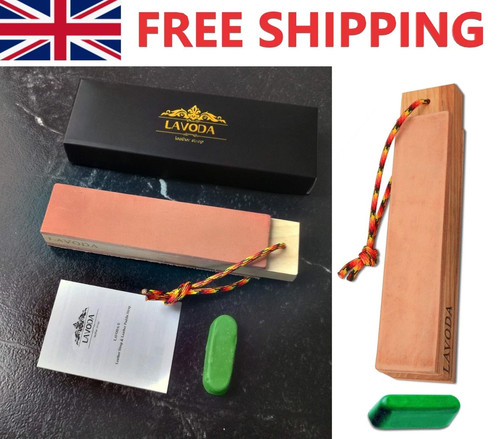 Leather pocket strop chromium - pocket,