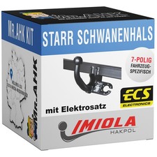 Trailer coupling rigid for VW Golf Plus 05-14 with 7-pin spec.