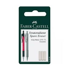 FABER-CASTELL Grip Matic Mechanical Pencil Spare Erasers - Pack of 3