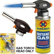 BLOW TORCH BUTANE FLAMETHROWER BURNER WELDING GAS AUTO IGNITION SOLDERING WEED