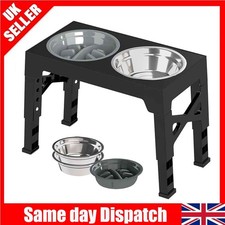 Adjustable Height Double Bowl