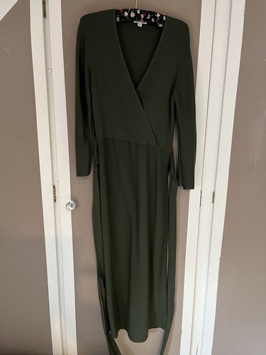 Jaeger olive green ribbed wool - jaeger,