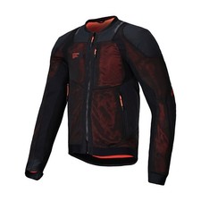 ALPINESTARS GIACCA TROOP-AIR PRO JACKET BLACK RED FLUO TG M