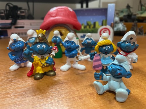 Nice set vintage smurfs - of,