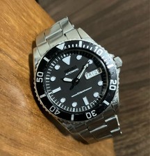 Seiko Diver 7S26-0050 Auto 38mm Silver Watch 19cm Wrist Japan Working Lume
