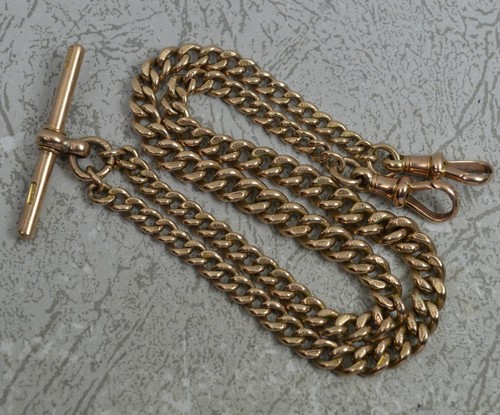 Antique curb link - antique, 9