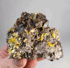🔥Wulfenite Calcite Step