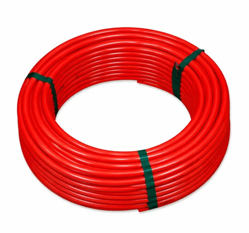Red pvc pole - red, 5mm