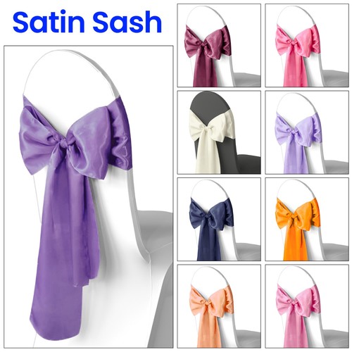 Luxury satin chair - chair, sashes