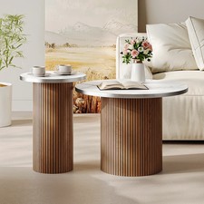 Round coffee table set 2 - round, of
