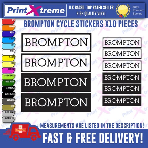 Brompton bikes stickers - bikes,