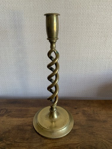 Vintage candlestick solid - vintage,