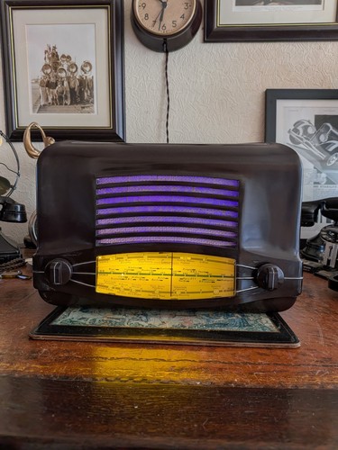 Upcycled lamp radio 1946 - radio,