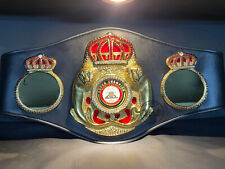 WBA World Boxing Championship Super Leather Strap Boxing Belt Custom Made Adult