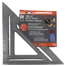 Swanson T0108 12in Quick Speed Roofing Rafter Layout Carpentry BIG 12 Square