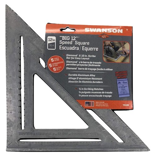 Swanson t0108 12in quick - 12in, speed