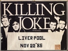 KILLING JOKE - 1986 LIVERPOOL