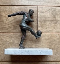 ART DECO SCULPTURE FOOTBALL