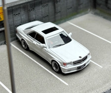 RM 1:64 560 SEC AMG W126 Coupe Sports Model Diecast Metal Car