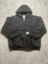 Carhart Jacket Zip Up Black