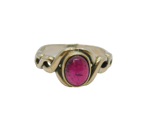 Sterling silver cabochon - silver,