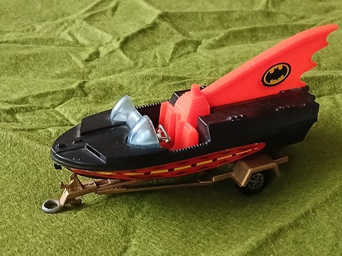 Original corgi batman - batman, batboat