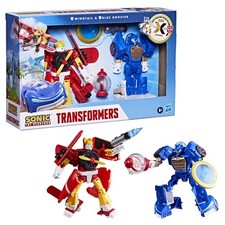 Transformers Sonic the Hedgehog Wingtail & Blue Booster figures 12,7cm