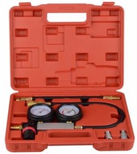 UK Petrol Engine Cylinder Leak Down Tester Compression Leakage Detector Kit Set