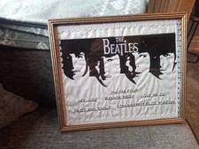 Beatles Embroidered Picture
