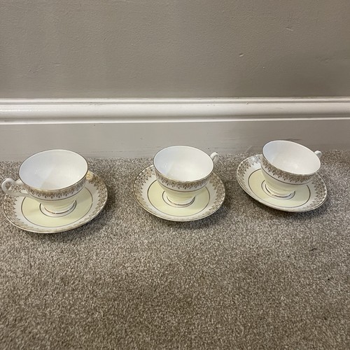 Imperial china tea cup trio - tea,