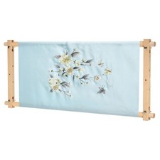 33"x12" Needlepoint Embroidery Tapestry Scroll Frame Beech Wood Cross Sewing