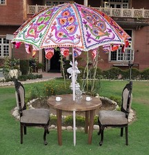 Indian Garden Umbrella Outdoor Patios Rajasthani Parasol Large Sun Umbrella