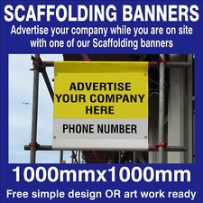 SCAFFOLDING BANNERS 1000mm X