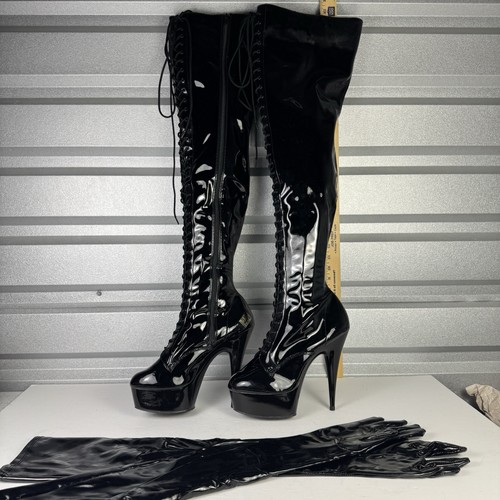 Pleaser delight 3023 black - delight-3023,