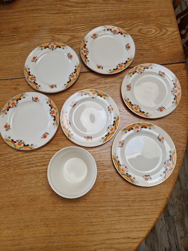 Art deco bone china - bone,