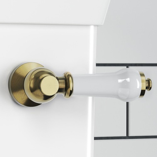Toilet flush lever handle - lever, wc